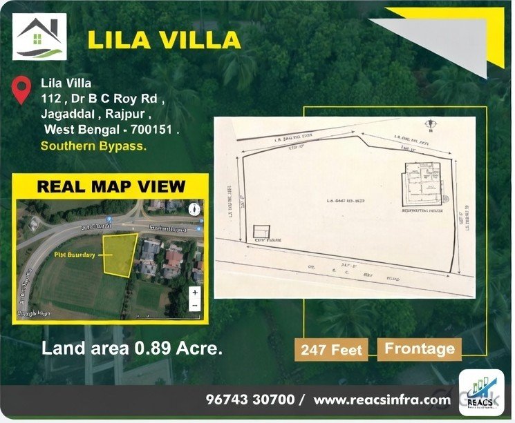 Lila Villa Site Plan & Real Map View