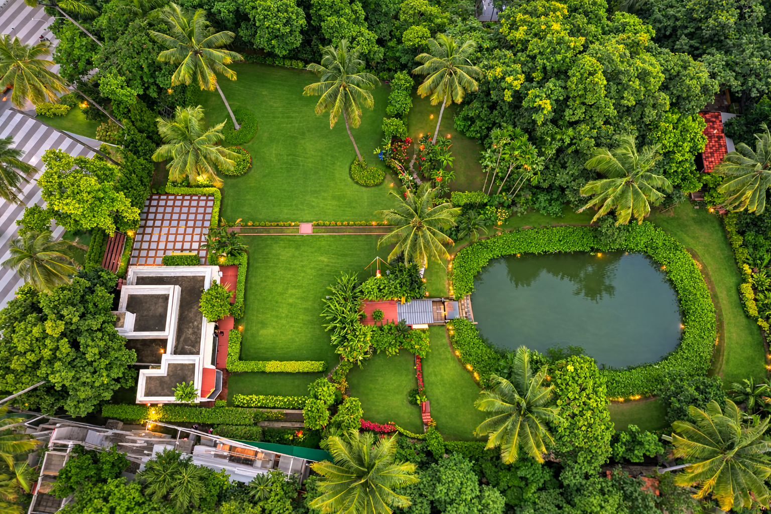 Lila Villa Aerial View